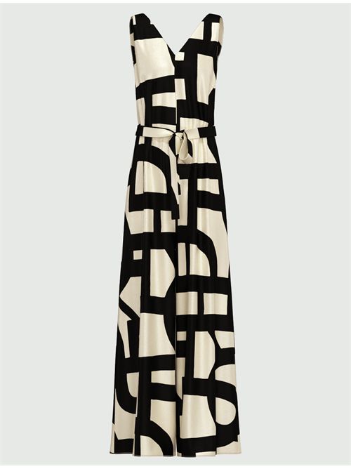 Tuta in twill con cintura - NERO EMME MARELLA | EMMOMBRE148/008